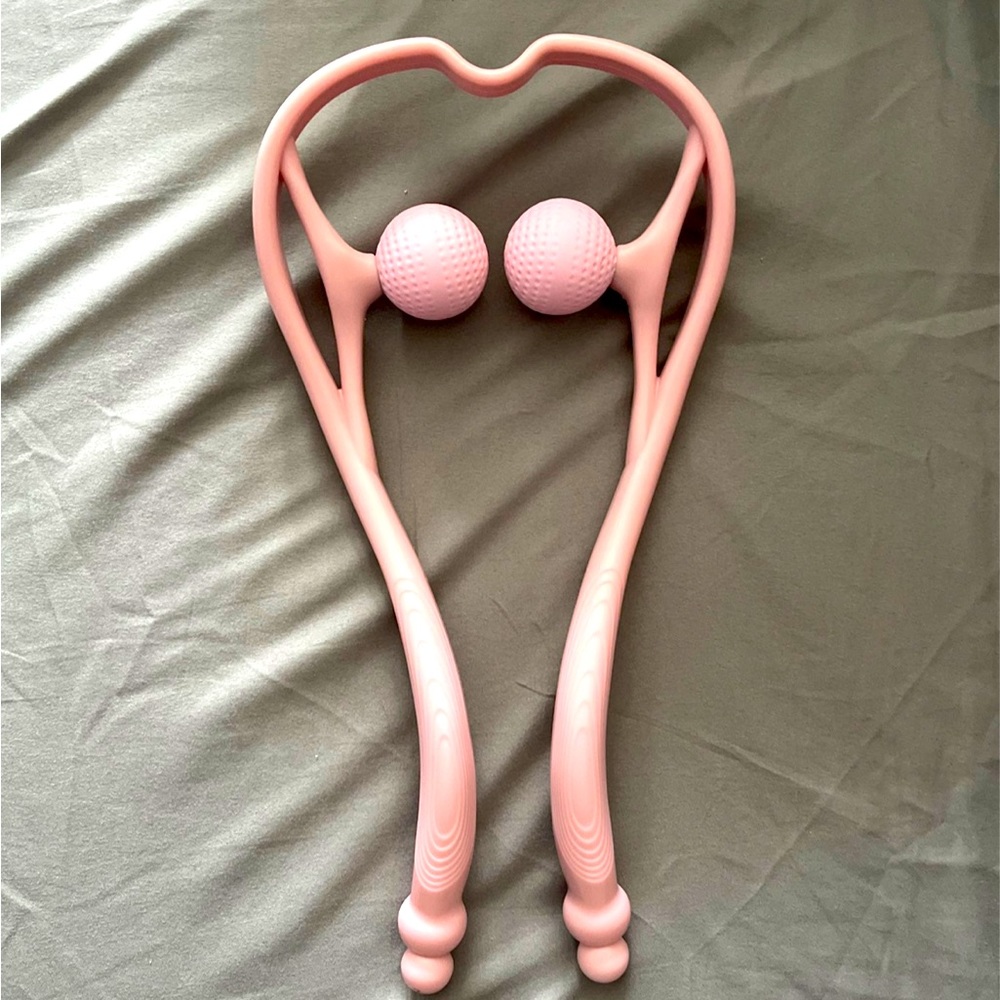 Massager, neck,Shoulder Relaxer Handheld Self Muscle Massage - Swan Shape, Light